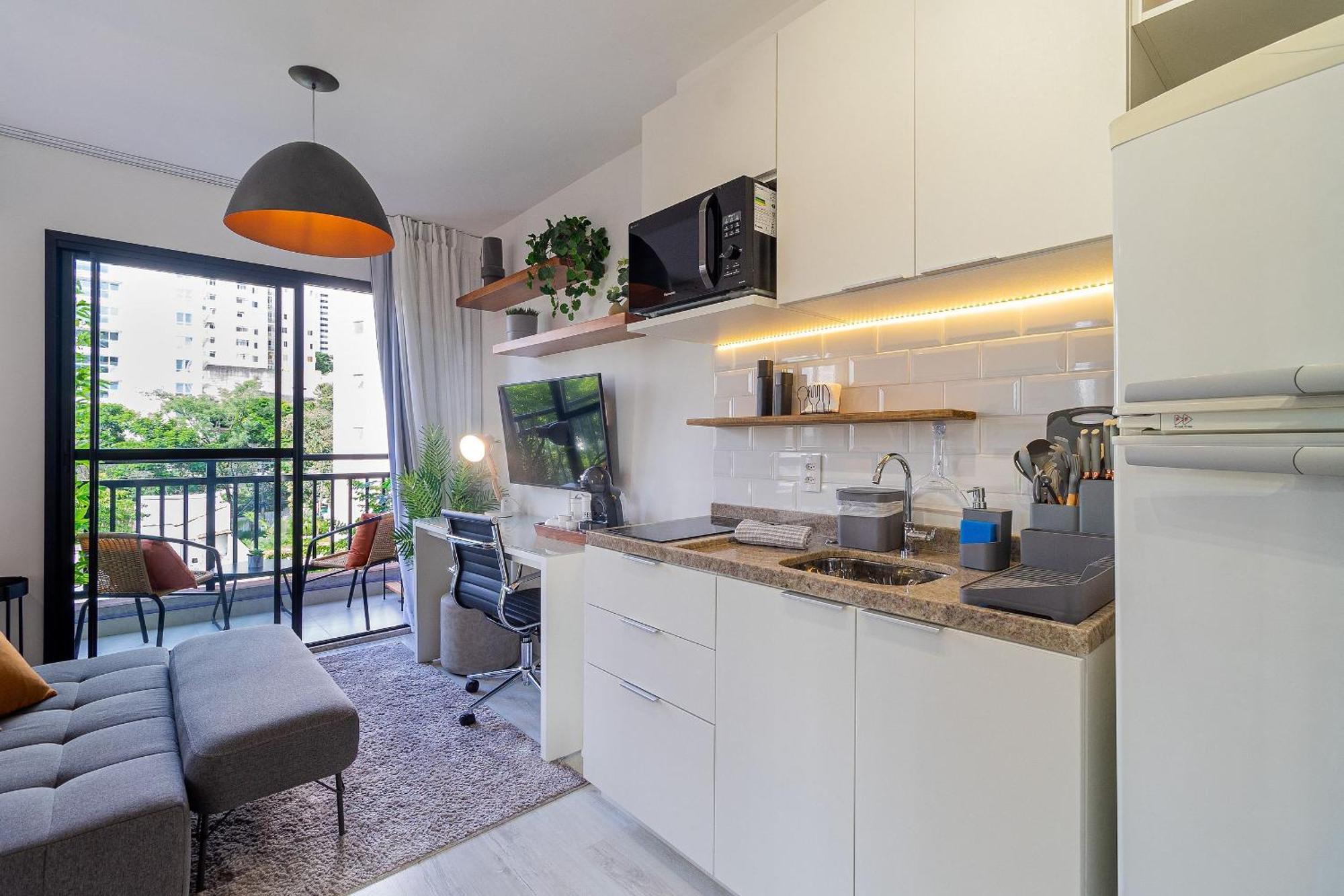 Appartamento Oba 165 Loft Calixt Pinheiros San Paolo Esterno foto